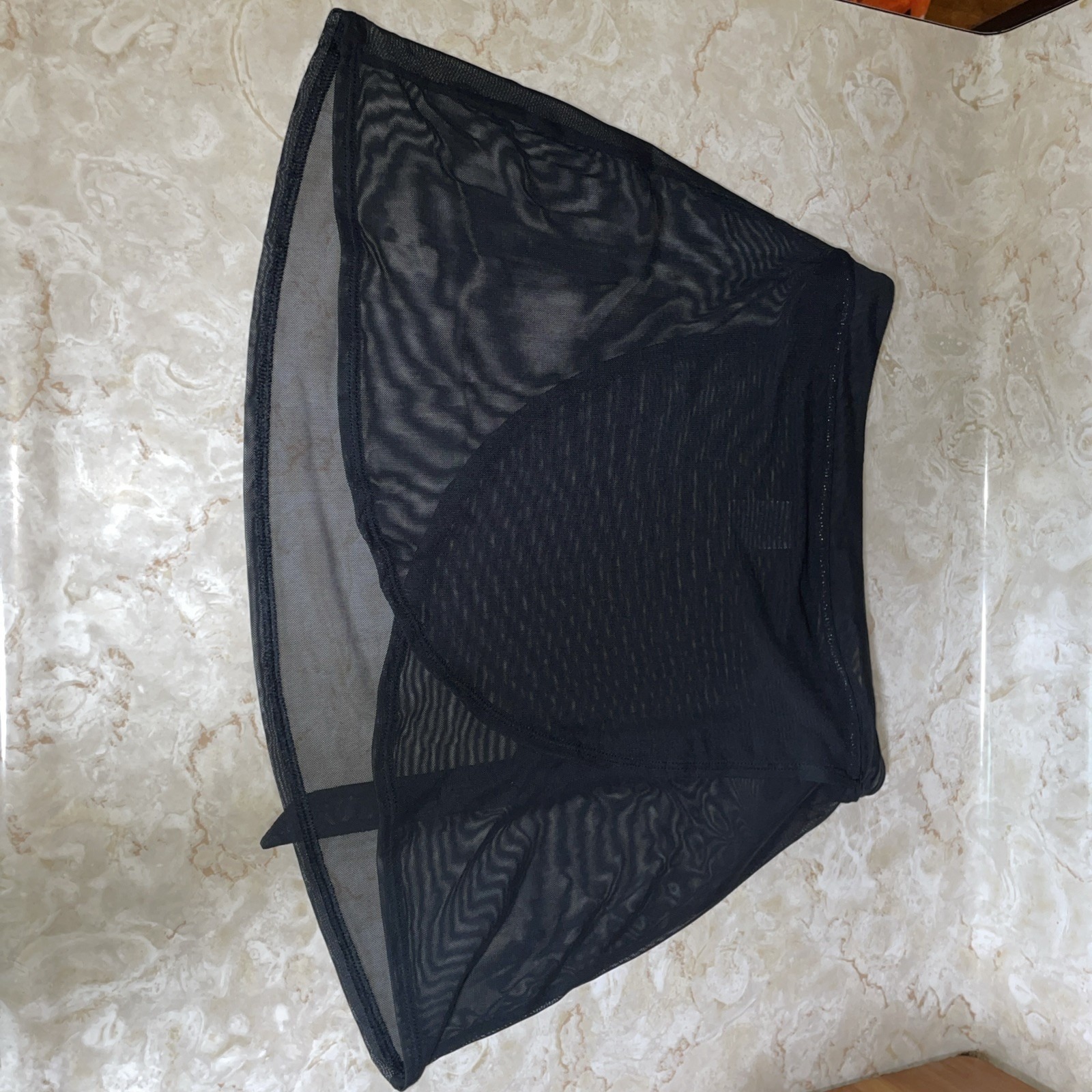 Wild Fable Black Mesh Bikini Cover-Up Skirt